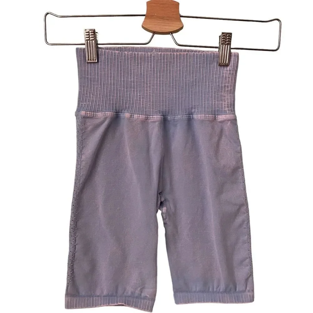Free People Movement Good Karma Bike Shorts in Blue Size XS